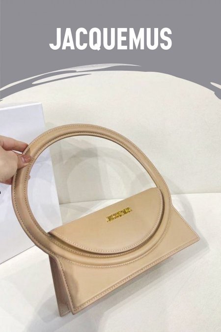 شنطة - JACQUEMUS حلقة  / شامل علبة - بيج <br> <span class='text-color-warm'>نفدت الكمية</span>